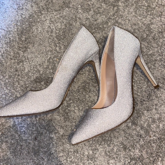 Silver Call It SPRING Sparkly Heels. Size 6.5. - Picture 3 of 5